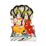 Load image into Gallery viewer, Lord Vishnu Ji &amp; Laxmi Ji Marble Idol
