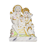 Load image into Gallery viewer, Marble Antique Lord Shiv Parivar Family
