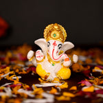 Load image into Gallery viewer, Marble Lord Ganesha Car Dashboard
