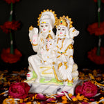 Load image into Gallery viewer, Marble Antique Lord Shiv Parivar Family
