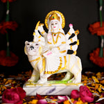 Load image into Gallery viewer, White Marble Maa Durga Devi Idol
